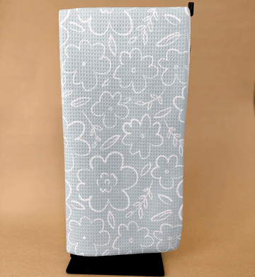 Blue Flower Towel - Roost Home