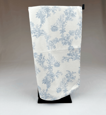 Blue Winter Flower Towel - Roost Home