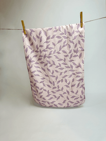 Purple Leaves Towel - Roost Home