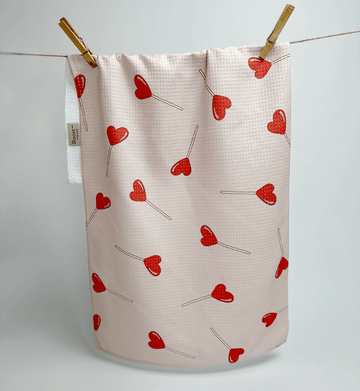 Valentine's Heart Candy Towel - Roost Home