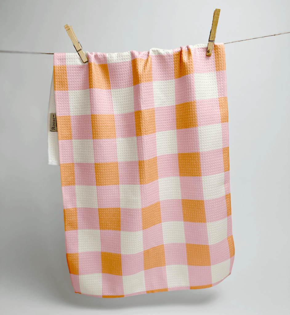 Valentine's Plaid Towel - Roost Home