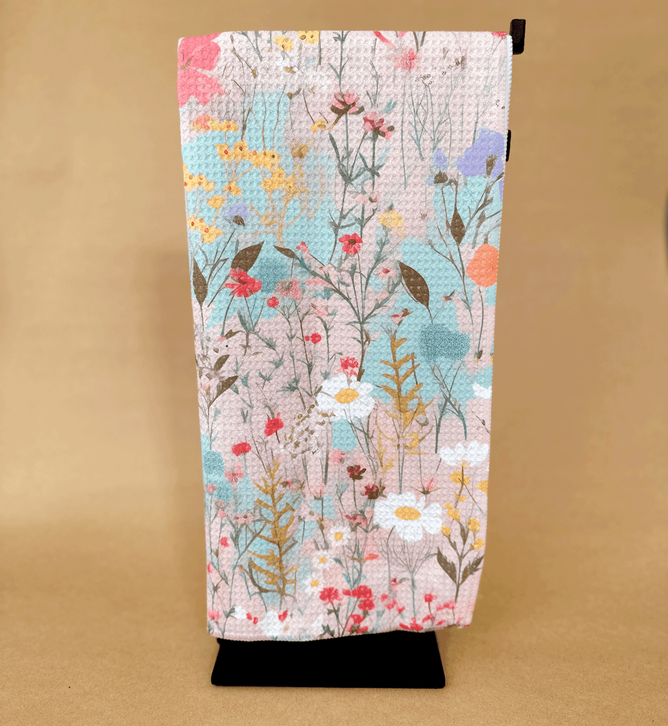 Watercolor Floral Towel - Roost Home