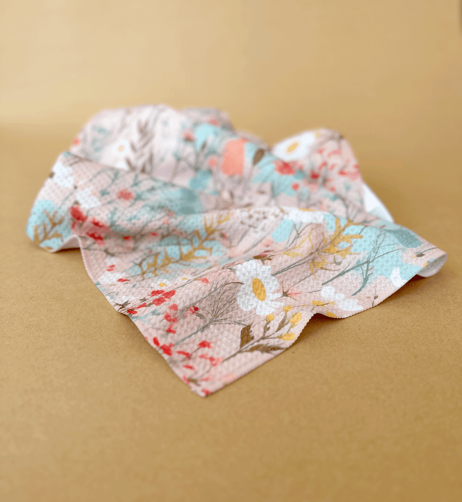 Watercolor Floral Towel - Roost Home